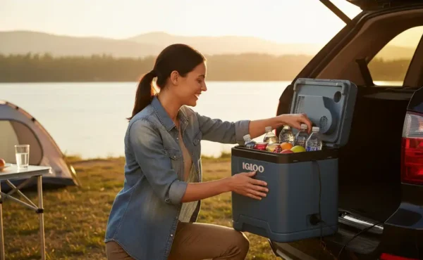 GLOO Thermoelectric Cool Box IE27L - Ideel til camping - Billede 2