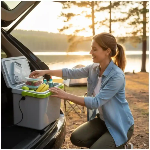 SEVERIN Electric Cooler 25L - Perfekt til bil og camping - Billede 3