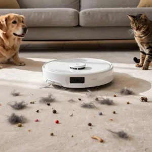 Bedste robotstøvsuger til hundehår 2026: Test og anmeldelse af 9 modeller roborock Qrevo Curv S5X Robot Aspirateur Laveur, 18 500 Pa_14